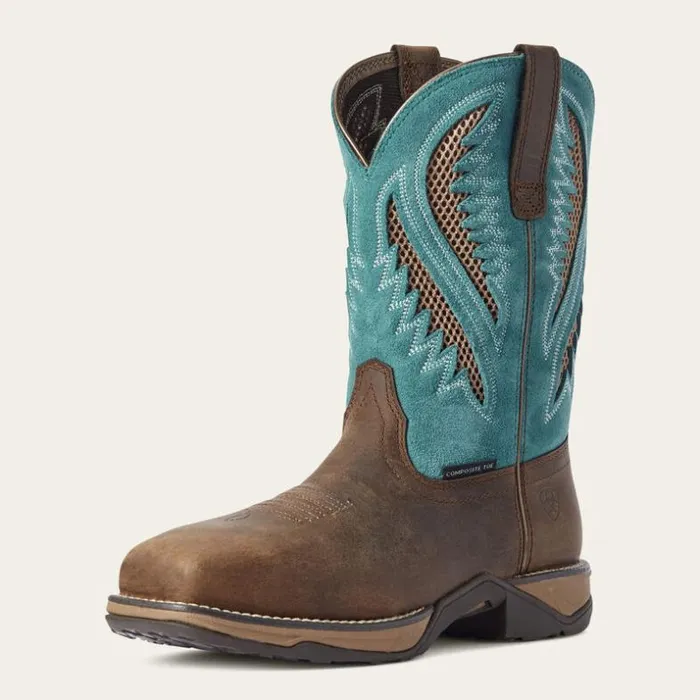 Western Boots Women Ariat Anthem VentTEK Composite Toe Work Boot Royal Chocolate Western Boots Women Ariat Anthem VentTEK Composite Toe Work Boot Royal Chocolate