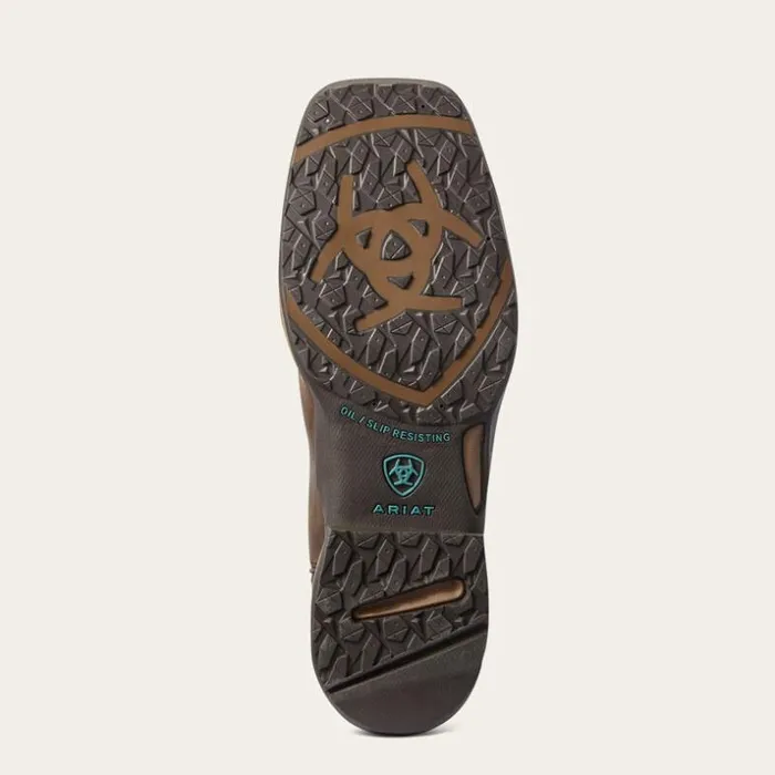 Western Boots Women Ariat Anthem VentTEK Composite Toe Work Boot Royal Chocolate