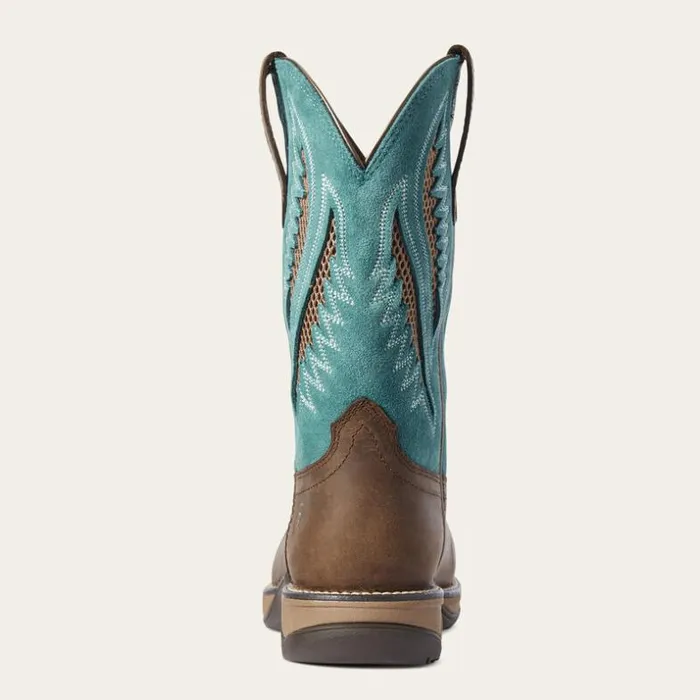 Western Boots Women Ariat Anthem VentTEK Composite Toe Work Boot Royal Chocolate
