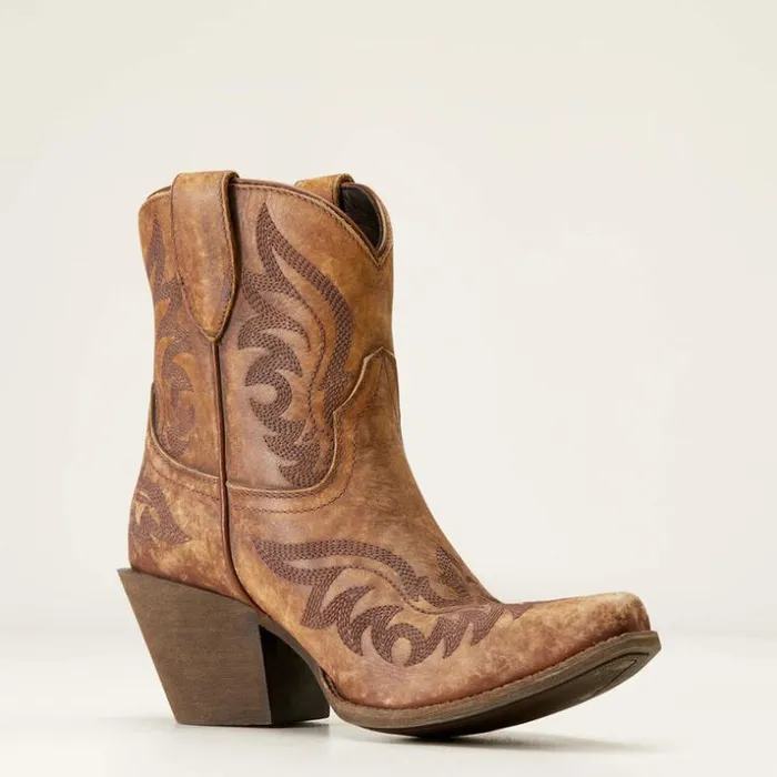 Western Boots Women Ariat Chandler Western Boot Naturally Distressed Brown Western Boots Women Ariat Chandler Western Boot Naturally Distressed Brown