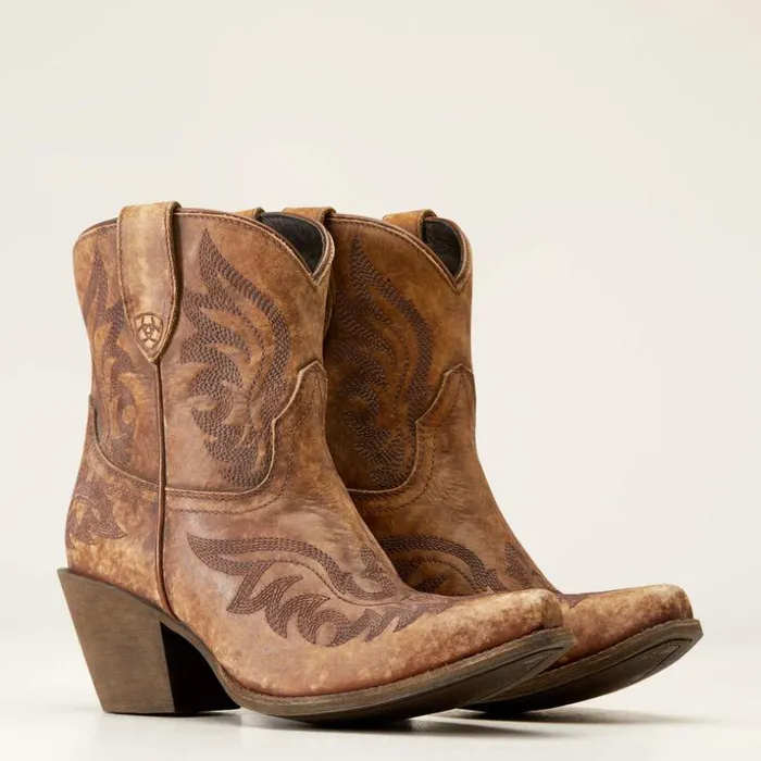 Western Boots Women Ariat Chandler Western Boot Naturally Distressed Brown Western Boots Women Ariat Chandler Western Boot Naturally Distressed Brown