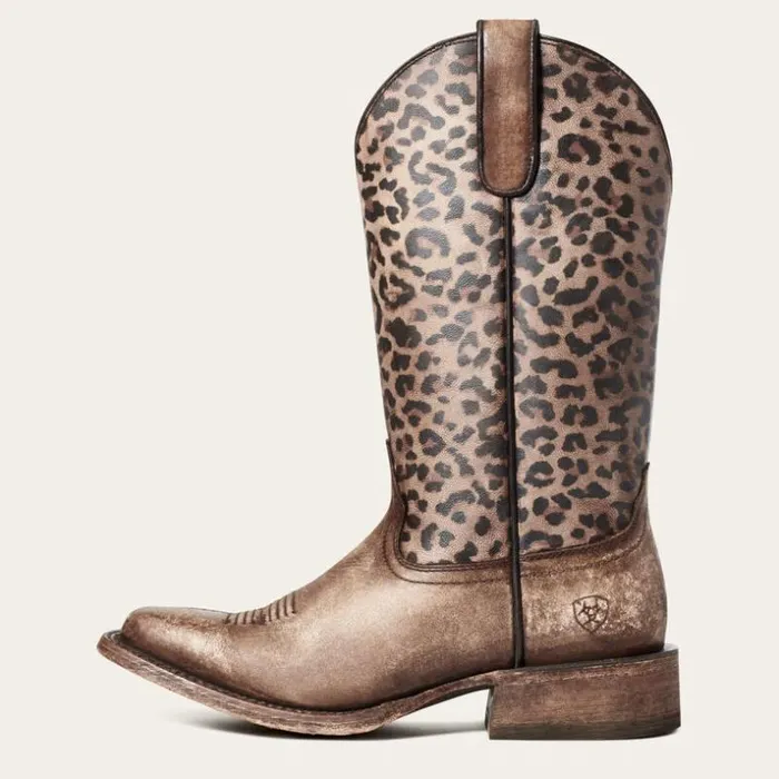 Western Boots Women Ariat Circuit Savanna Western Boot Naturally Distressed Brown