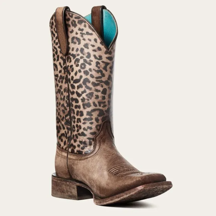 Western Boots Women Ariat Circuit Savanna Western Boot Naturally Distressed Brown