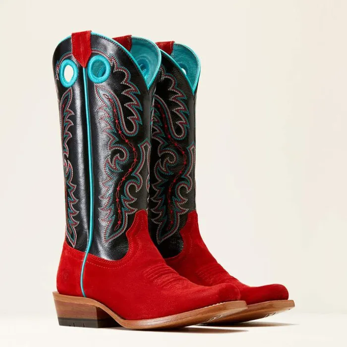 Western Boots Women Ariat Frontier Boon Western Boot Fiery Roughout Western Boots Women Ariat Frontier Boon Western Boot Fiery Roughout