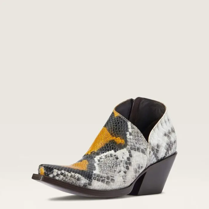 Western Boots Women Ariat Jolene Western Boot Yellow Snake
