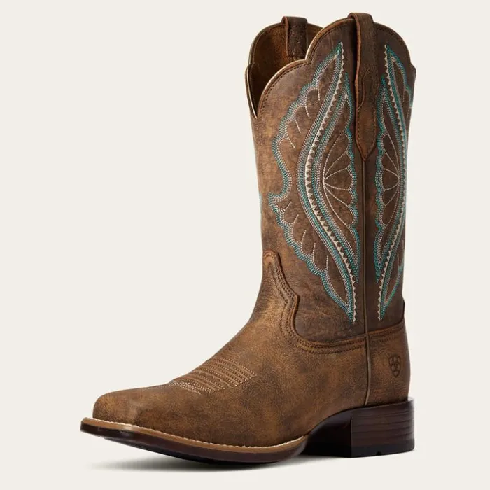 Western Boots Women Ariat PrimeTime Western Boot Tack Room Brown