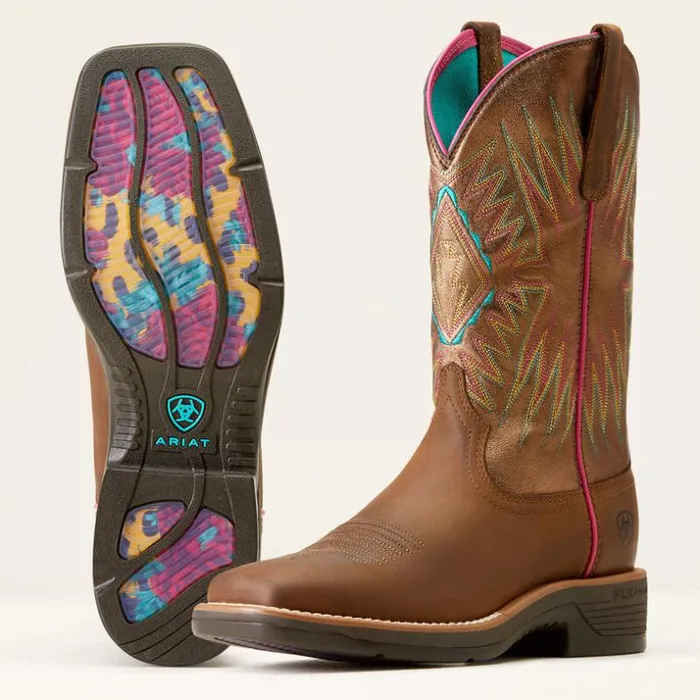 Western Boots Women Ariat Ridgeback Western Boot Distressed Tan