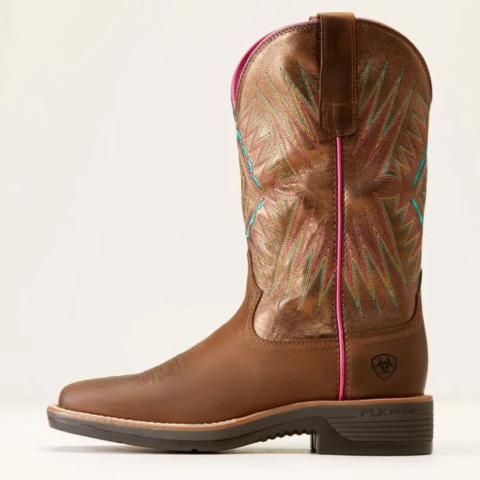 Western Boots Women Ariat Ridgeback Western Boot Distressed Tan