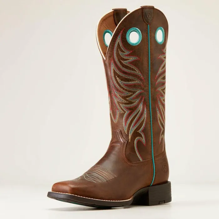 Western Boots Women Ariat Round Up Ryder Western Boot Sassy Brown
