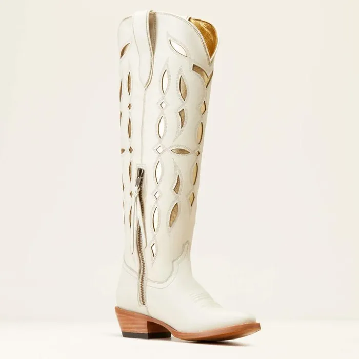 Western Boots Women Ariat Saylor StretchFit Western Boot Blanco Western Boots Women Ariat Saylor StretchFit Western Boot Blanco