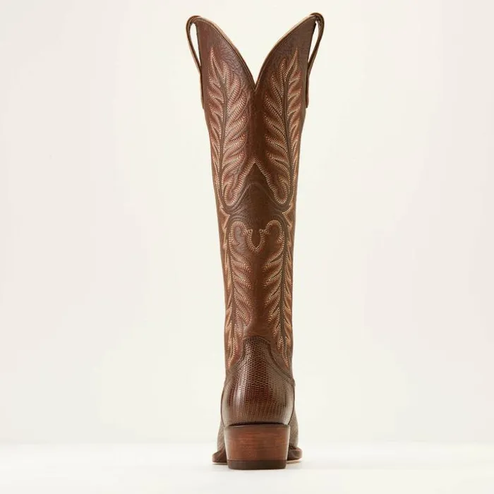 Western Boots Women Ariat Sterling Margot StretchFit Western Boot Gilded Ring Lizardvelvet Chocolate Western Boots Women Ariat Sterling Margot StretchFit Western Boot Gilded Ring Lizardvelvet Chocolate