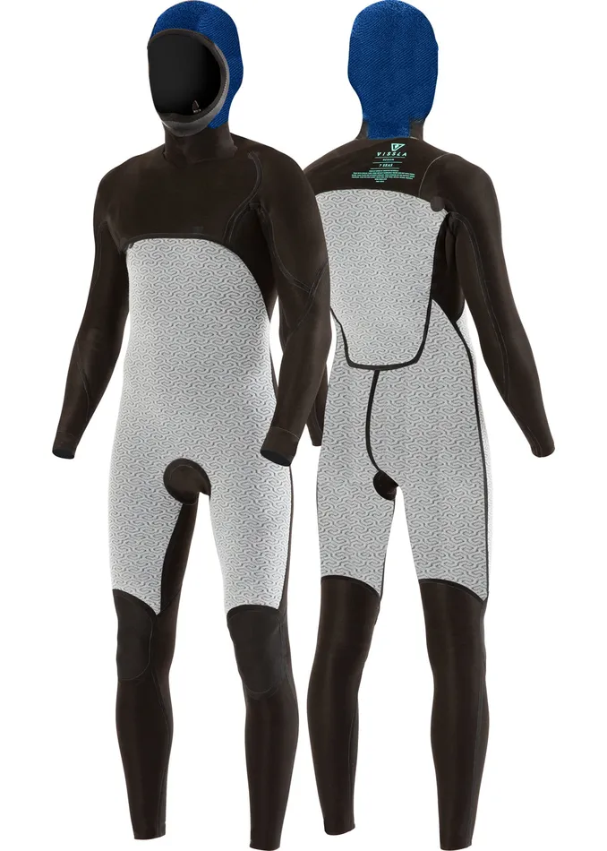 Wetsuits Vissla Youth 7 Seas Boys 543 Full Hooded Chest Zip Wetsuit Phantom Wetsuits Vissla Youth 7 Seas Boys 543 Full Hooded Chest Zip Wetsuit Phantom