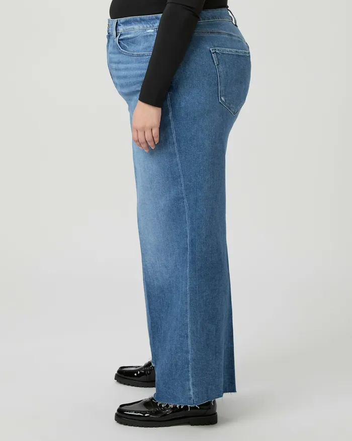 Wide Leg PAIGE Women Anessa Plus 31 Inch Wide Leg Jean 8211 Flamenco Distressed