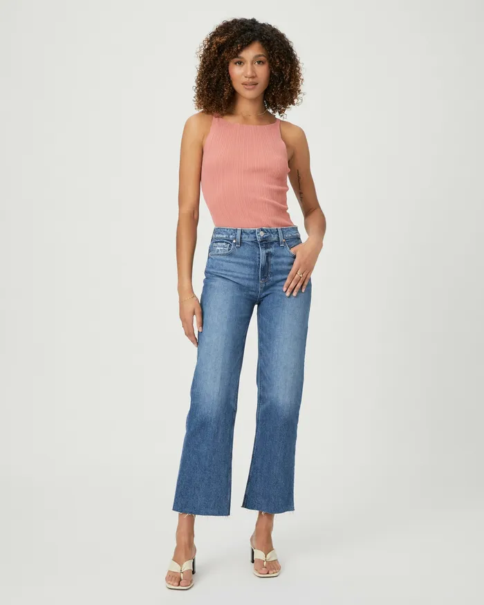 Wide Leg PAIGE Women Leenah Ankle Wide Leg Jean 8211 Familia