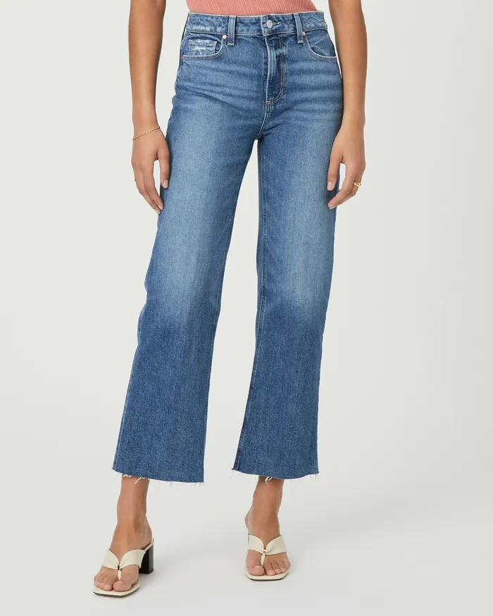 Wide Leg PAIGE Women Leenah Ankle Wide Leg Jean 8211 Familia