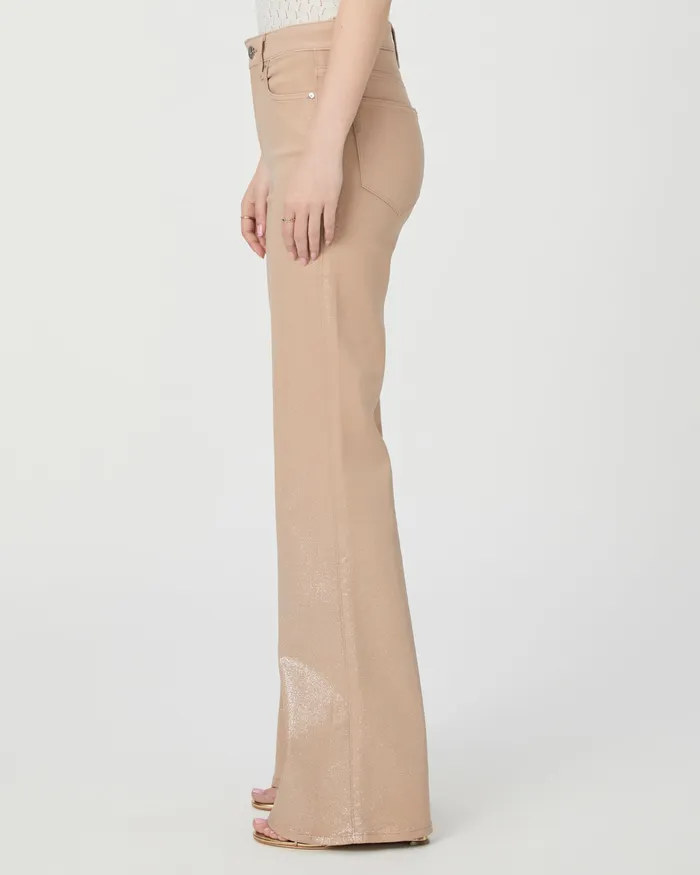 Wide Leg PAIGE Women Leenah Wide Leg Jean 8211 LatteSilver Glitter Ombre Luxe Coating Wide Leg PAIGE Women Leenah Wide Leg Jean 8211 LatteSilver Glitter Ombre Luxe Coating