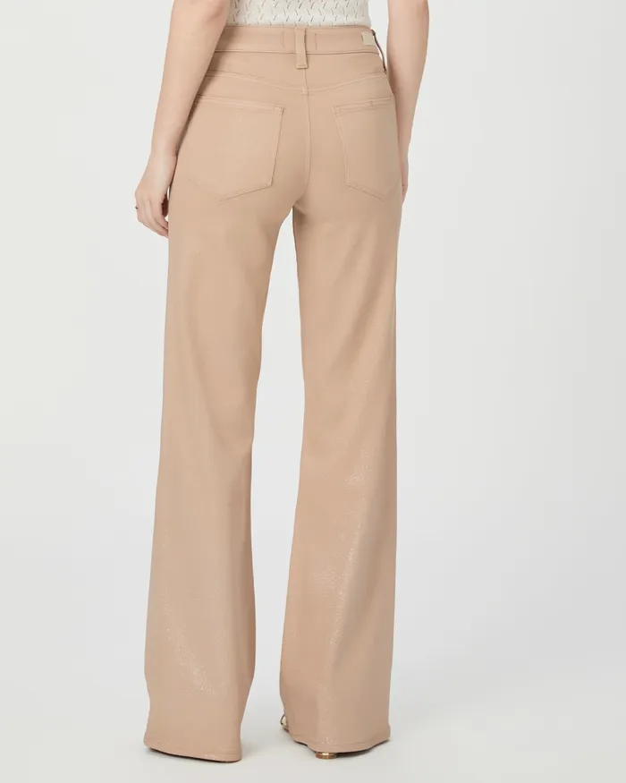 Wide Leg PAIGE Women Leenah Wide Leg Jean 8211 LatteSilver Glitter Ombre Luxe Coating Wide Leg PAIGE Women Leenah Wide Leg Jean 8211 LatteSilver Glitter Ombre Luxe Coating