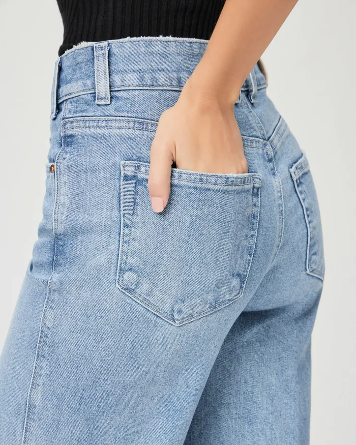 Wide Leg PAIGE Women Sasha 32 Inch Wide Leg Jean 8211 Khristen Distressed
