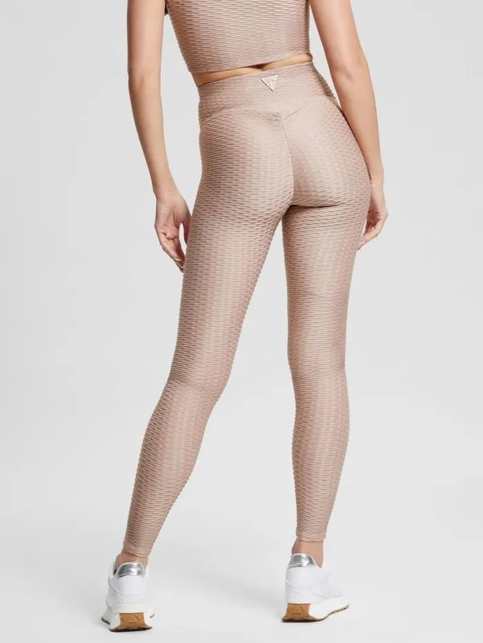Women Activewear GUESS Eco Delma Active Leggings Gentle Mink