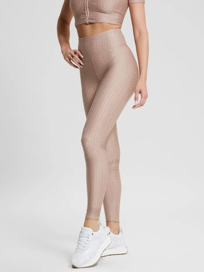 Women Activewear GUESS Eco Delma Active Leggings Gentle Mink Women Activewear GUESS Eco Delma Active Leggings Gentle Mink