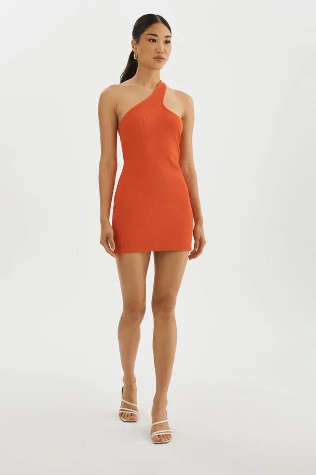 Women ADDISON Mini Tank Dress Spicy Orange LAMARQUE Dresses Women ADDISON Mini Tank Dress Spicy Orange LAMARQUE Dresses