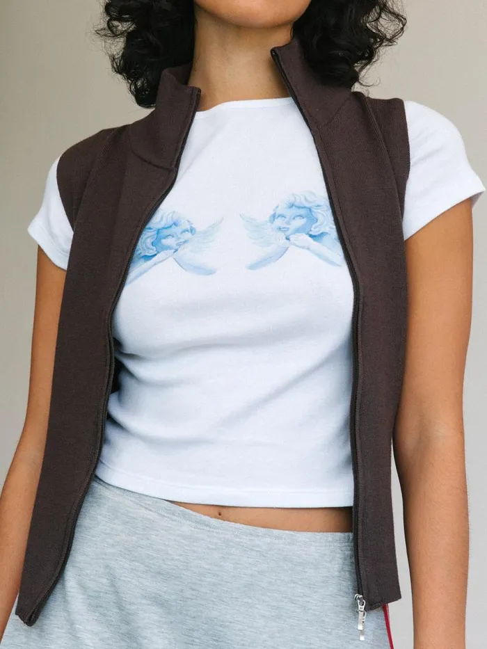 Women Alex Tee Angels Lisa Says Gah Tops