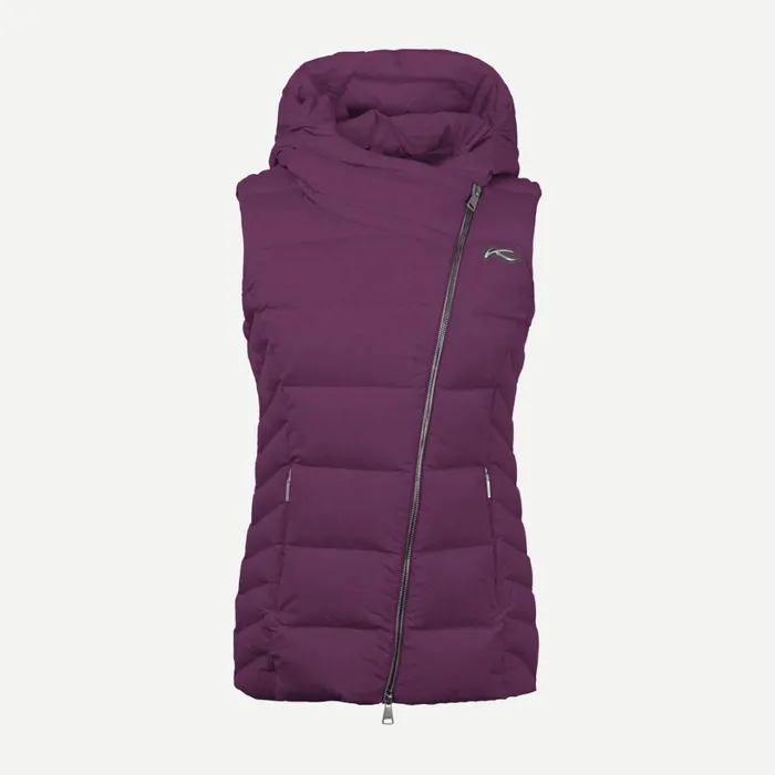 Women Alina Vest Deep Berry KJUS Jackets and Vests