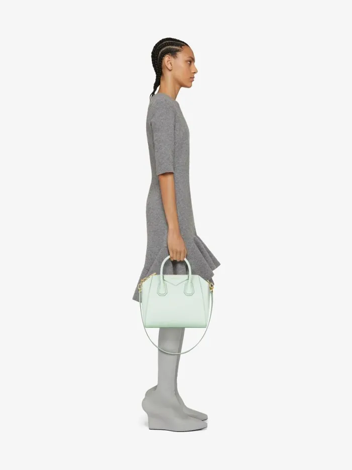 Women Antigona Givenchy Small Antigona Bag In Box Leather Celadon Women Antigona Givenchy Small Antigona Bag In Box Leather Celadon