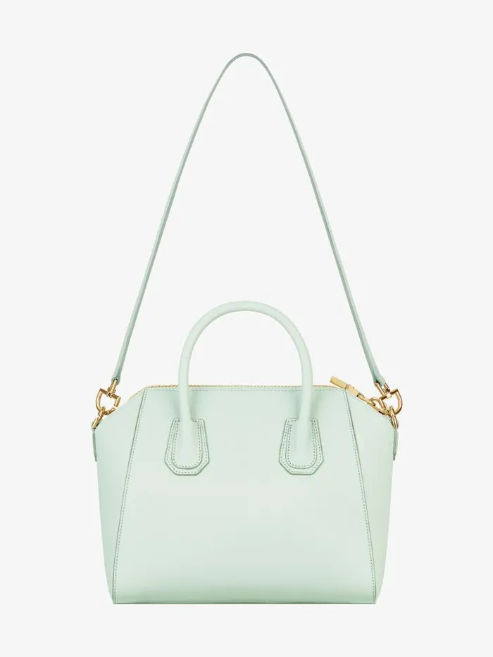 Women Antigona Givenchy Small Antigona Bag In Box Leather Celadon Women Antigona Givenchy Small Antigona Bag In Box Leather Celadon