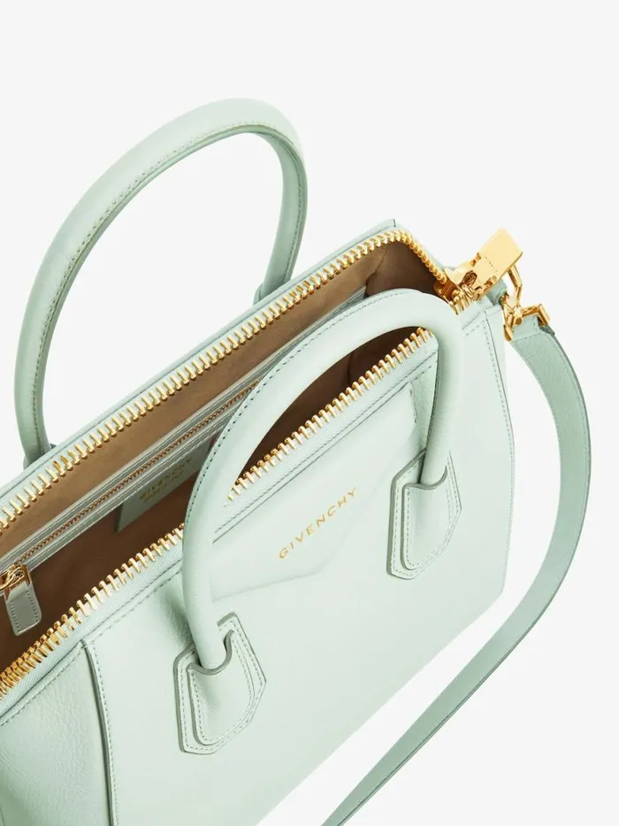 Women Antigona Givenchy Small Antigona Bag In Box Leather Celadon Women Antigona Givenchy Small Antigona Bag In Box Leather Celadon