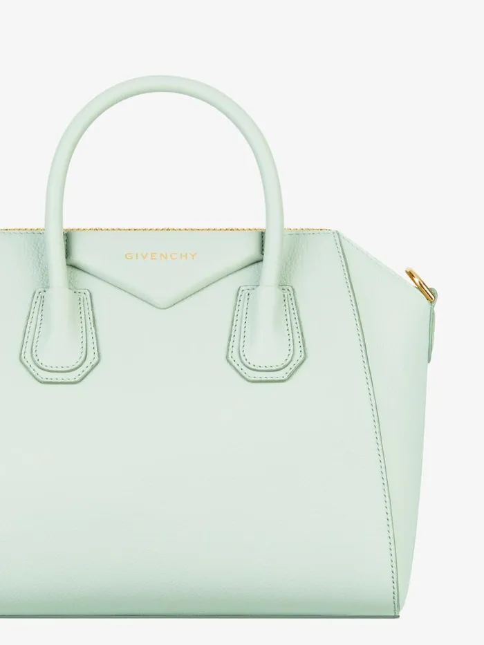 Women Antigona Givenchy Small Antigona Bag In Box Leather Celadon Women Antigona Givenchy Small Antigona Bag In Box Leather Celadon