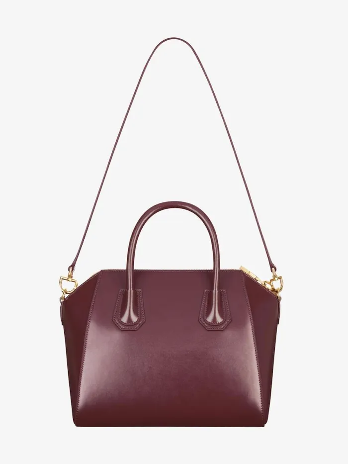 Women Antigona Givenchy Small Antigona Bag In Box Leather Oxblood Red Women Antigona Givenchy Small Antigona Bag In Box Leather Oxblood Red