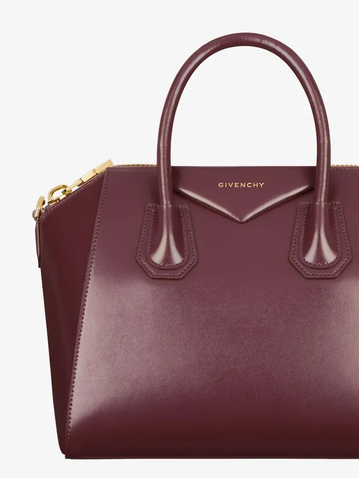Women Antigona Givenchy Small Antigona Bag In Box Leather Oxblood Red Women Antigona Givenchy Small Antigona Bag In Box Leather Oxblood Red