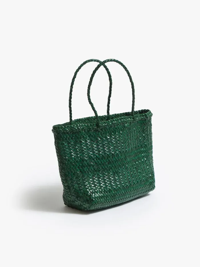 Women Bags Mother Denim Mini Leather Bag Forest