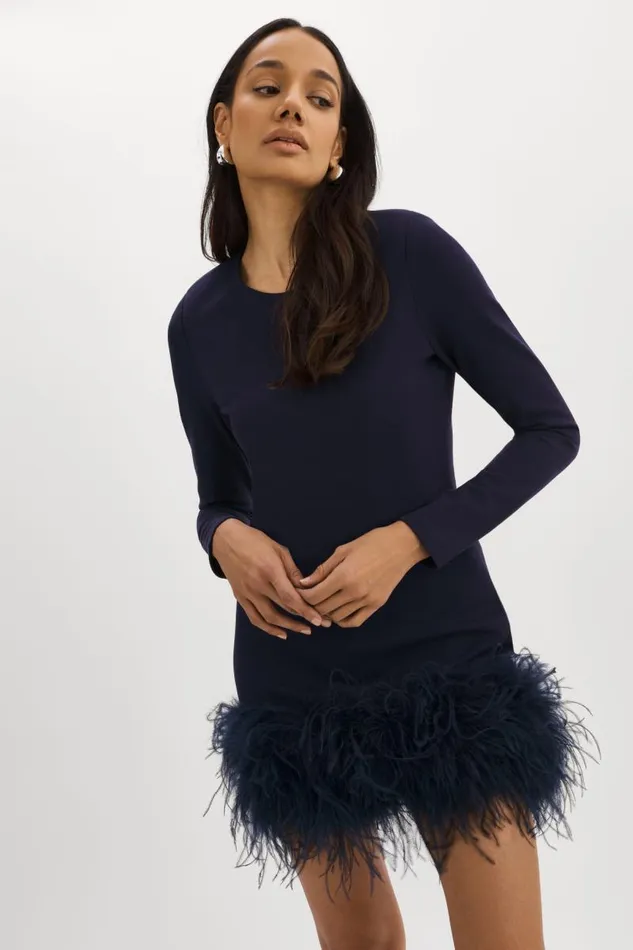 Women BAHIRA Mini Dress Midnight Blue LAMARQUE Dresses