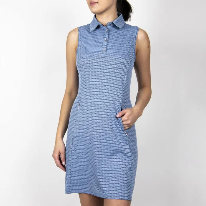 Women Bella Structure Dress Santoriniatlanta Blue KJUS Dresses