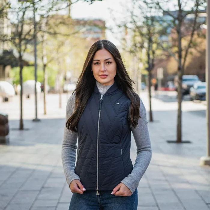 Women Bellavista Vest Deep Space KJUS Jackets and Vests