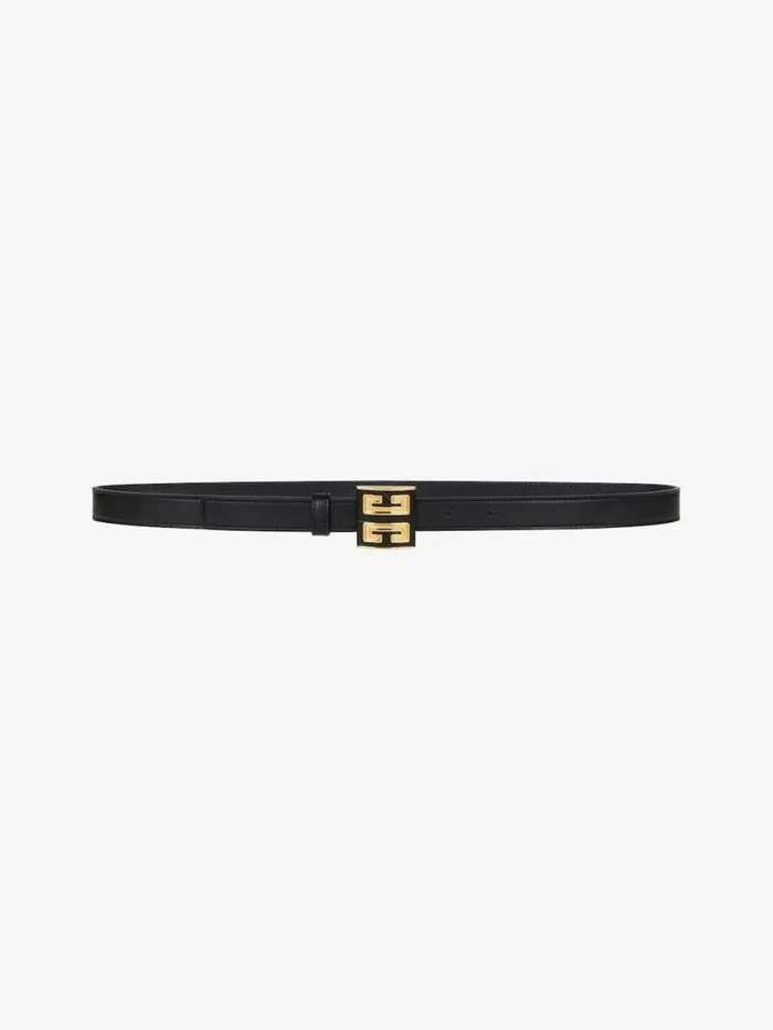 Women Belts Givenchy 4G Belt In Leather Black