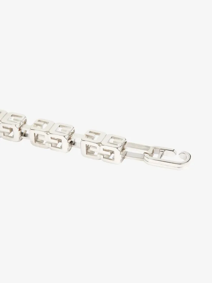 Women Belts Givenchy G Cube Chain Strap In Metal Palladium Women Belts Givenchy G Cube Chain Strap In Metal Palladium