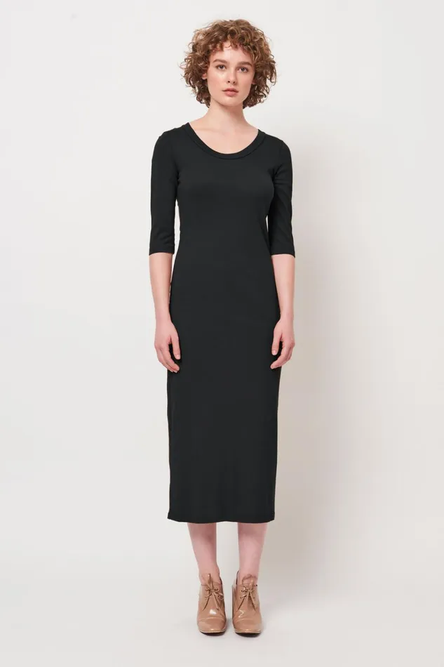 Women Black Jerry Dress Raquel Allegra Dresses