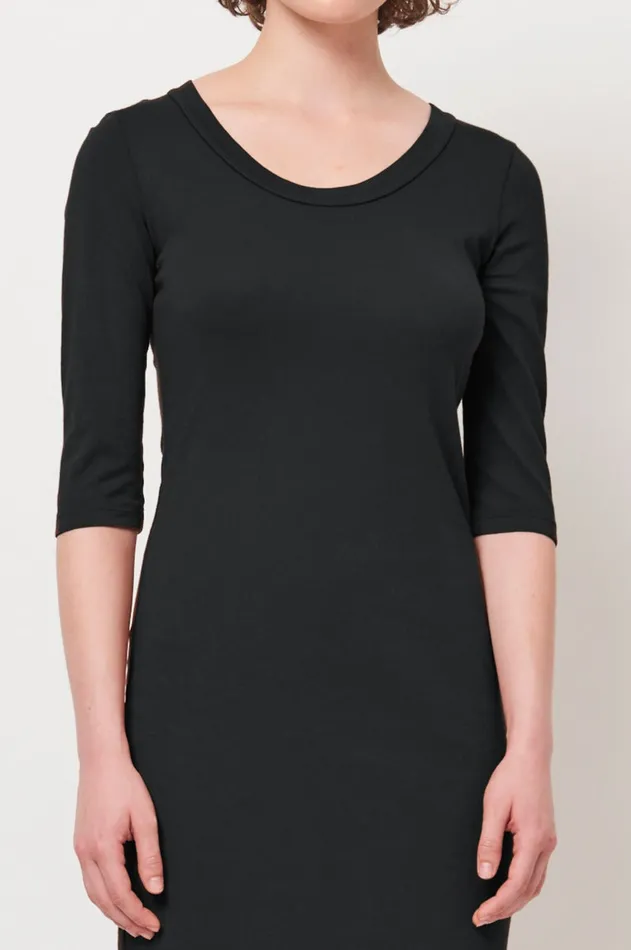 Women Black Jerry Dress Raquel Allegra Dresses Women Black Jerry Dress Raquel Allegra Dresses