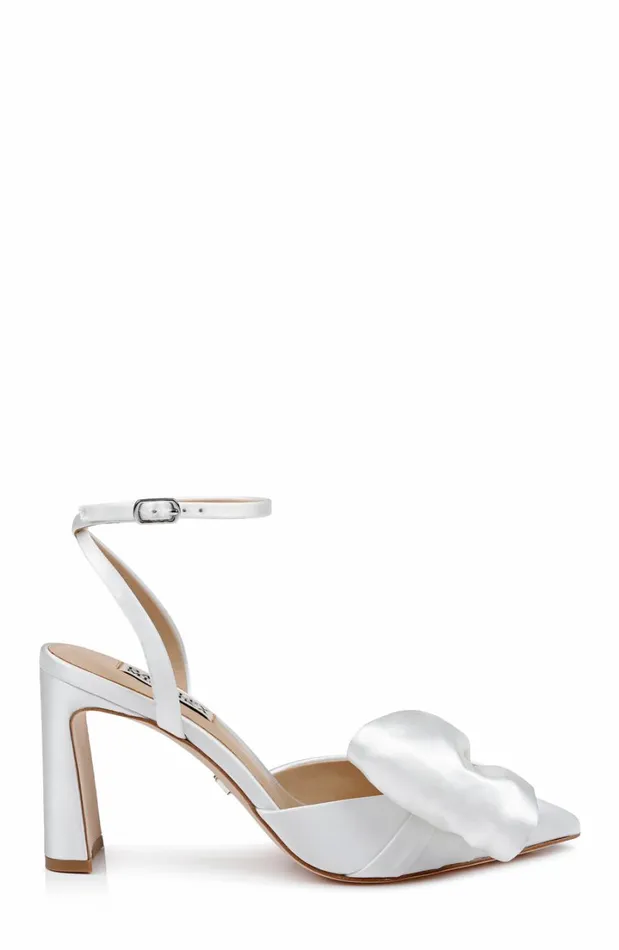 Women Block Heels Badgley Mischka Alease Pointed Toe Block Heels Black