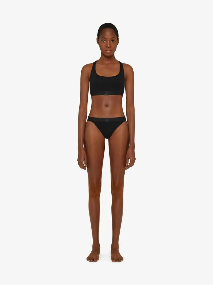 Women Bodysuits and Underwear Givenchy Thong In Jersey Bio With GIVENCHY 4G Signature Black Women Bodysuits and Underwear Givenchy Thong In Jersey Bio With GIVENCHY 4G Signature Black