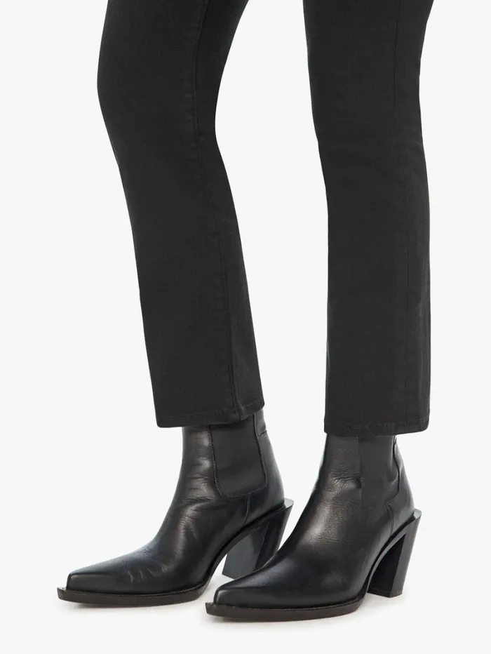 Women Bootcut Mother Denim The Patch Pocket Insider Ankle Wash Pitch
