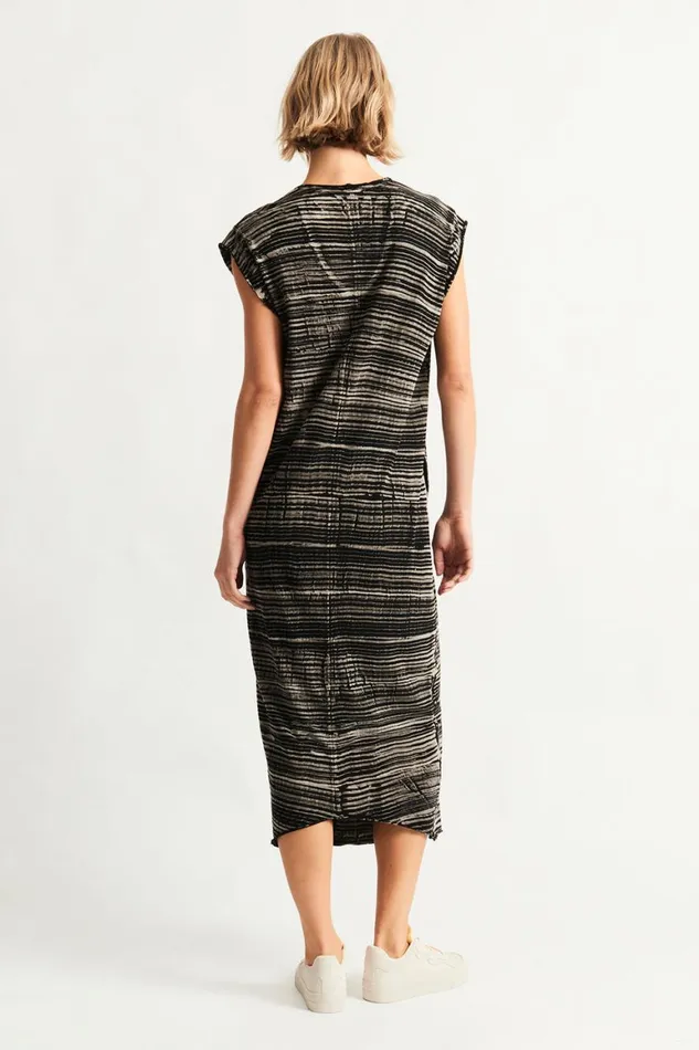 Women Brush Black Cocoon Dress Raquel Allegra Sweaters and Knits