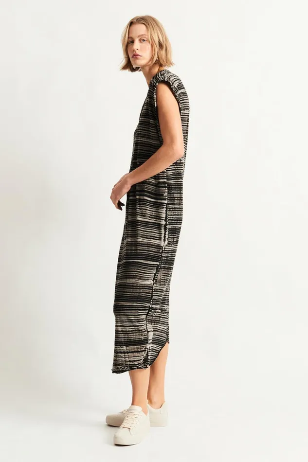 Women Brush Black Cocoon Dress Raquel Allegra Sweaters and Knits