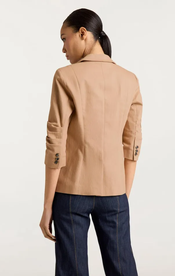 Women Cinq Sept Blazers Denim Khloe Blazer Sahara