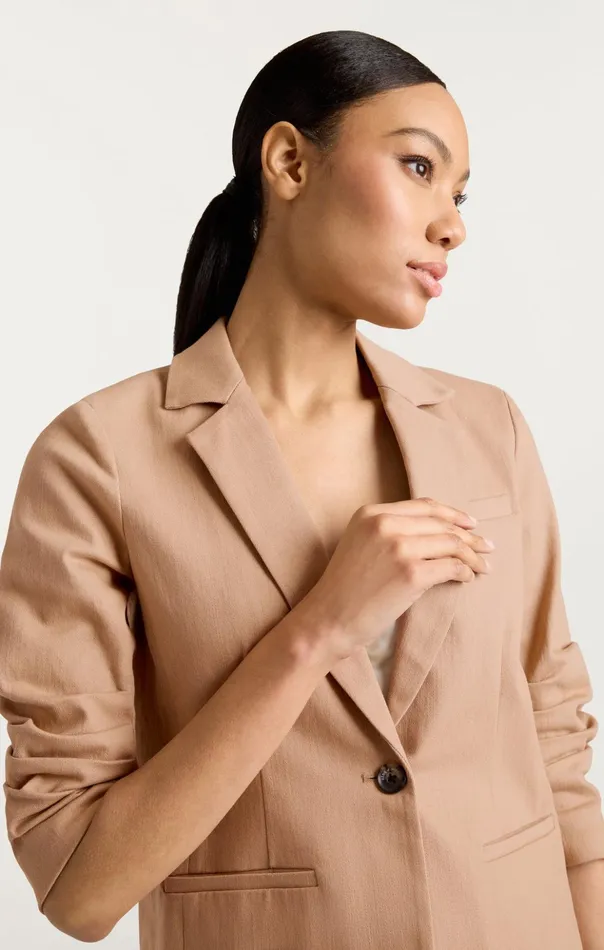 Women Cinq Sept Blazers Denim Khloe Blazer Sahara