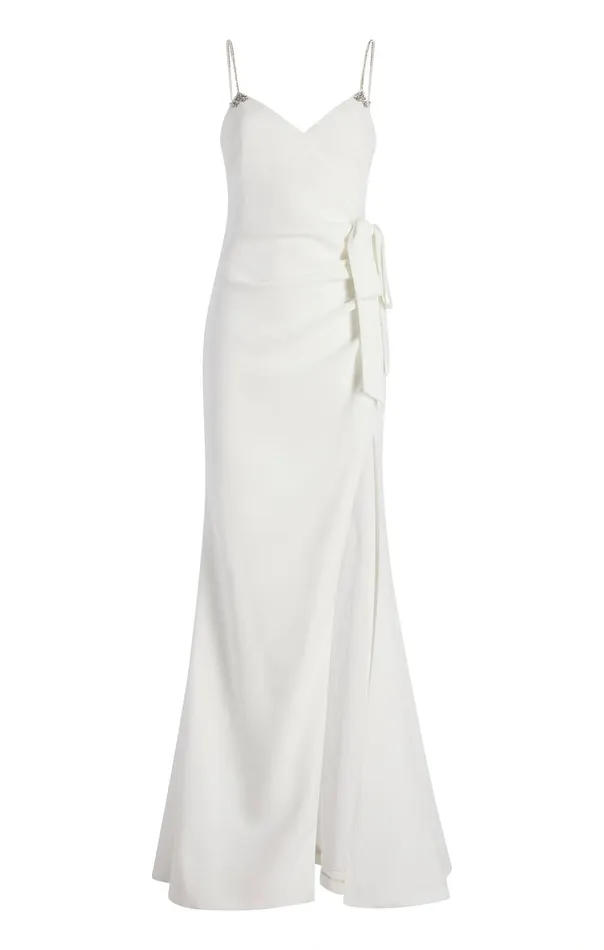 Women Cinq Sept Cocktail and Evening Emmie Gown Ivory