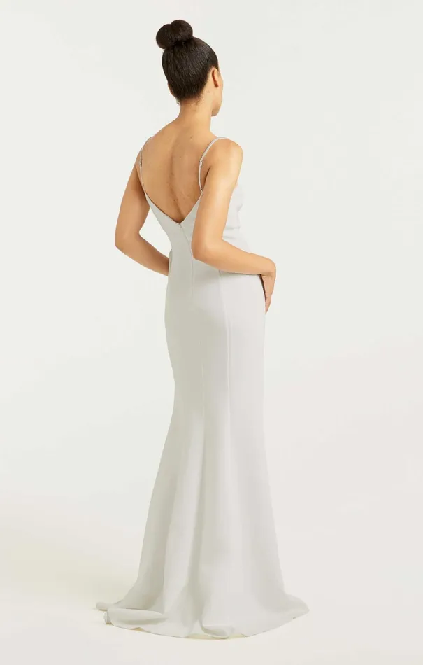 Women Cinq Sept Cocktail and Evening Emmie Gown Ivory